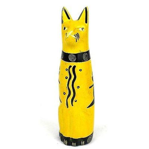 5-inch Soapstone Sitting Cat Sculpture