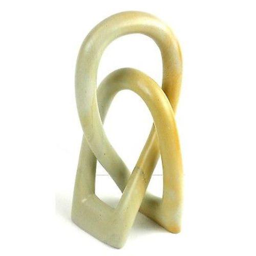 Natural Soapstone 8-inch Lover's Knot